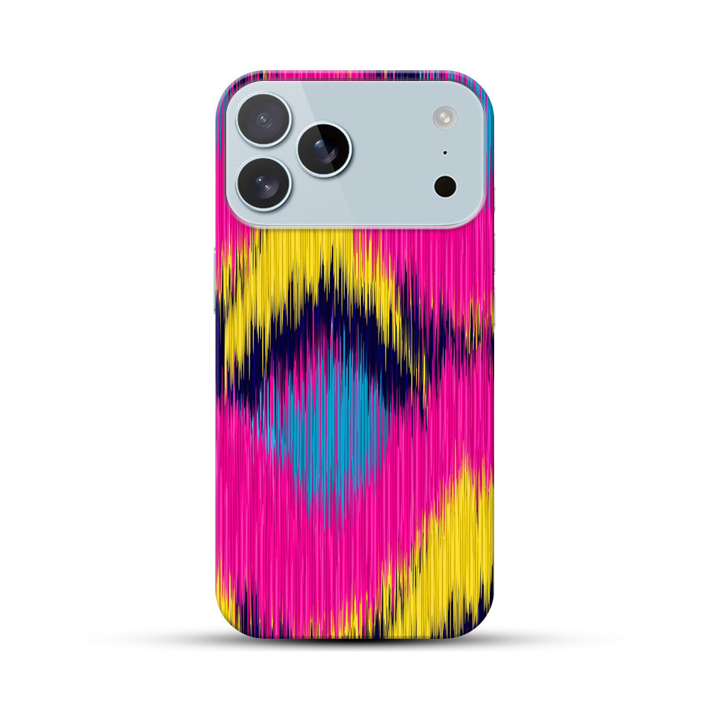 カラフルな波模様 iPhone 17 Pro Maxオリジナルハードケース