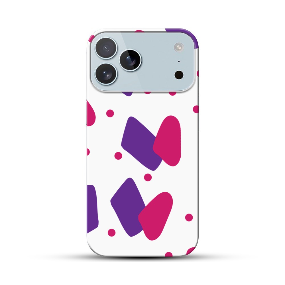 カラフルなパターン iPhone 17 Pro Maxオリジナルハードケース