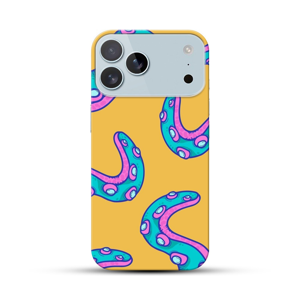 カラフルなタコの触手 iPhone 17 Pro Maxオリジナルハードケース