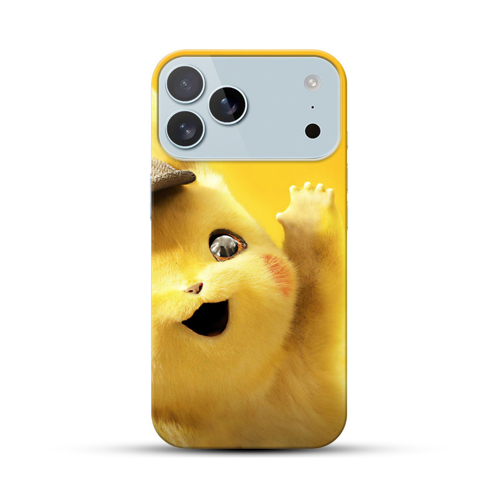 かわいい黄色モンスター iPhone 17 Pro Maxオリジナルハードケース