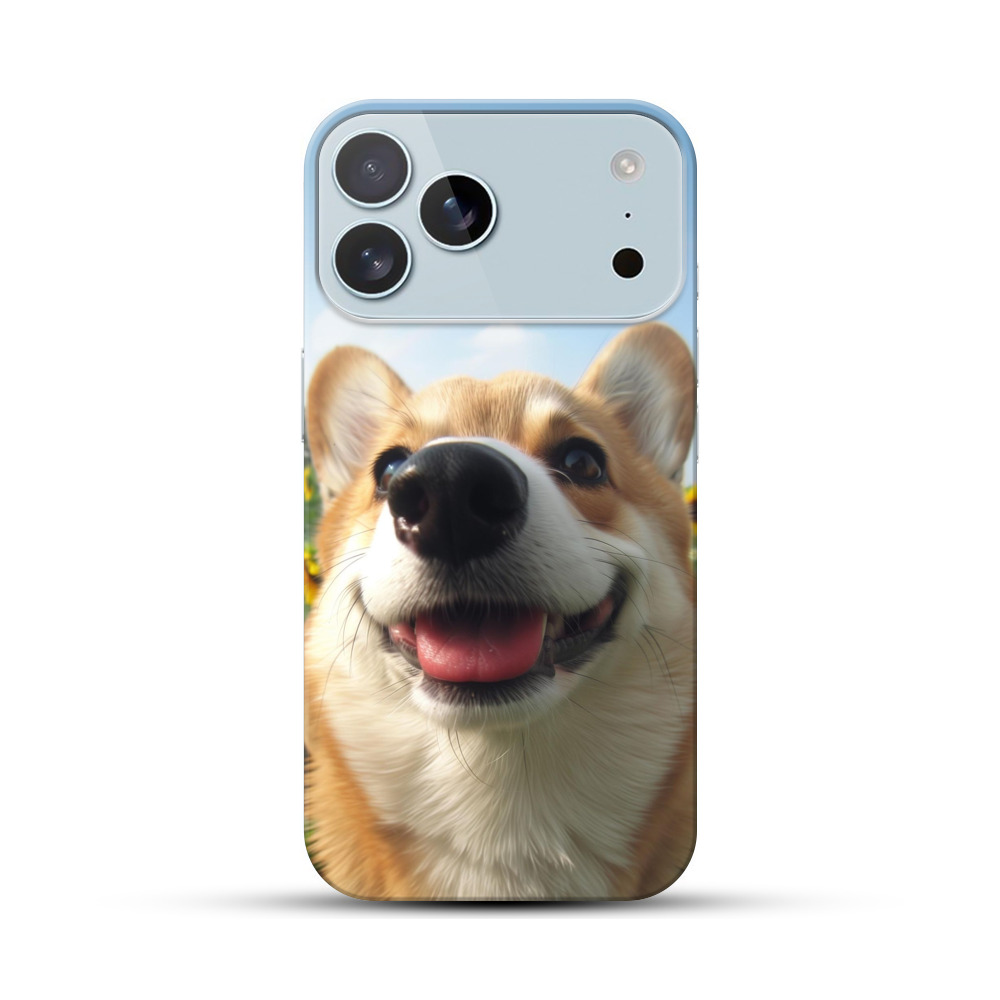 笑顔のコーギー犬 iPhone 17 Pro Maxオリジナルハードケース