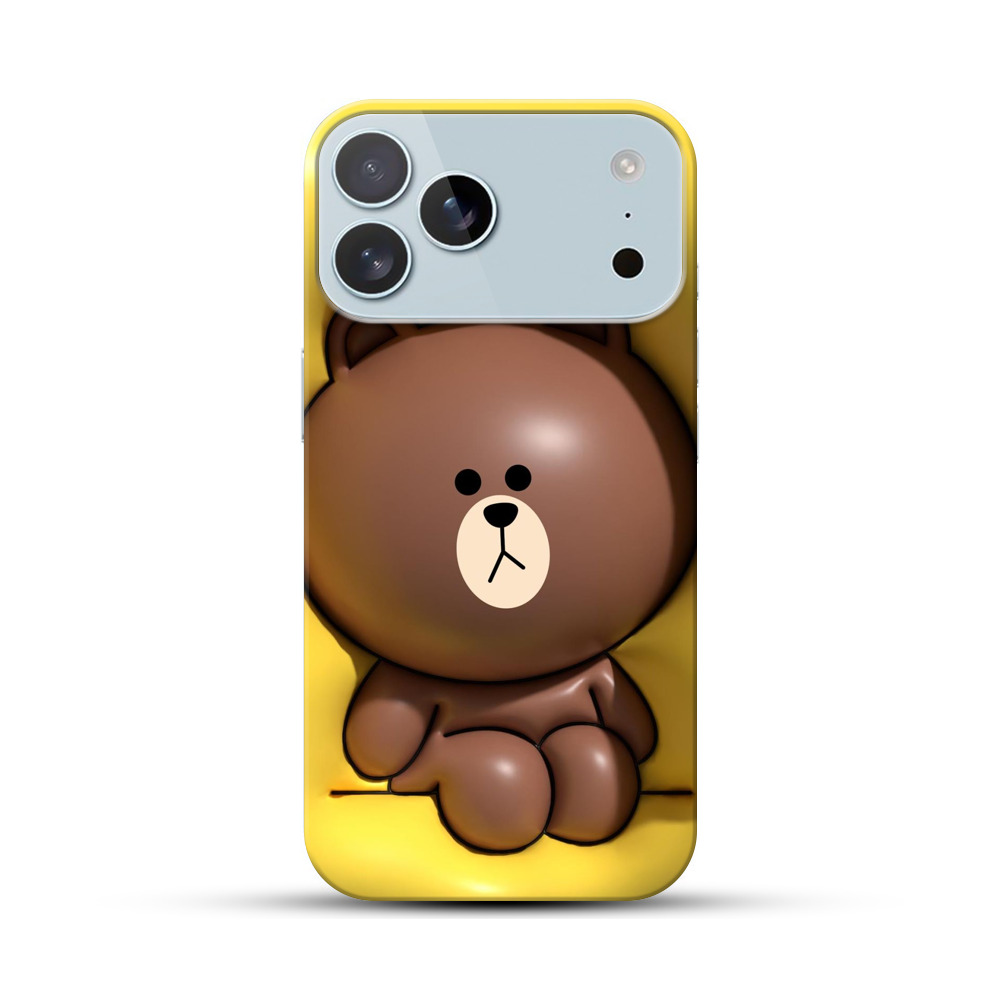 かわいいクマ iPhone 17 Pro Maxオリジナルハードケース