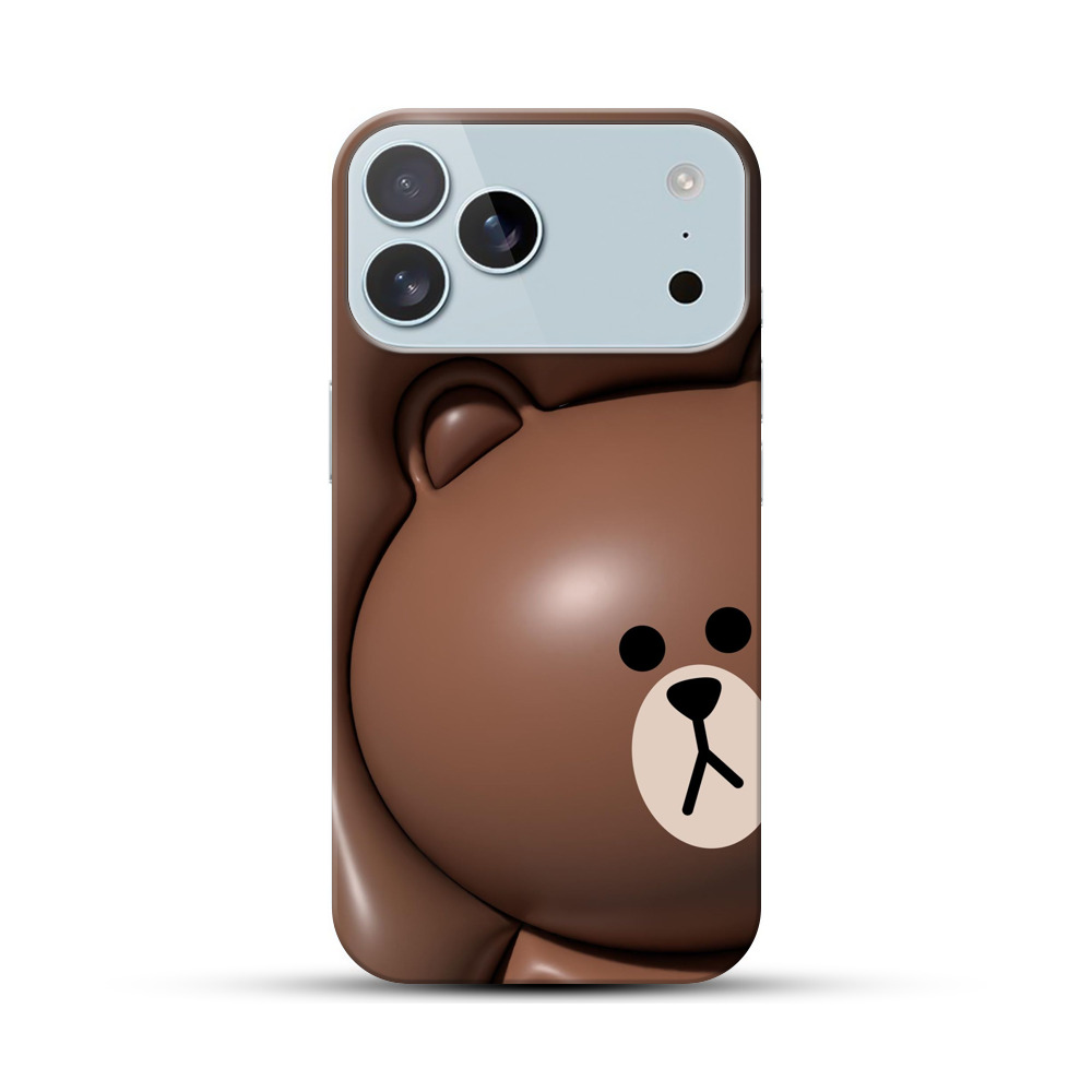 かわいいくま顔 iPhone 17 Pro Maxオリジナルハードケース