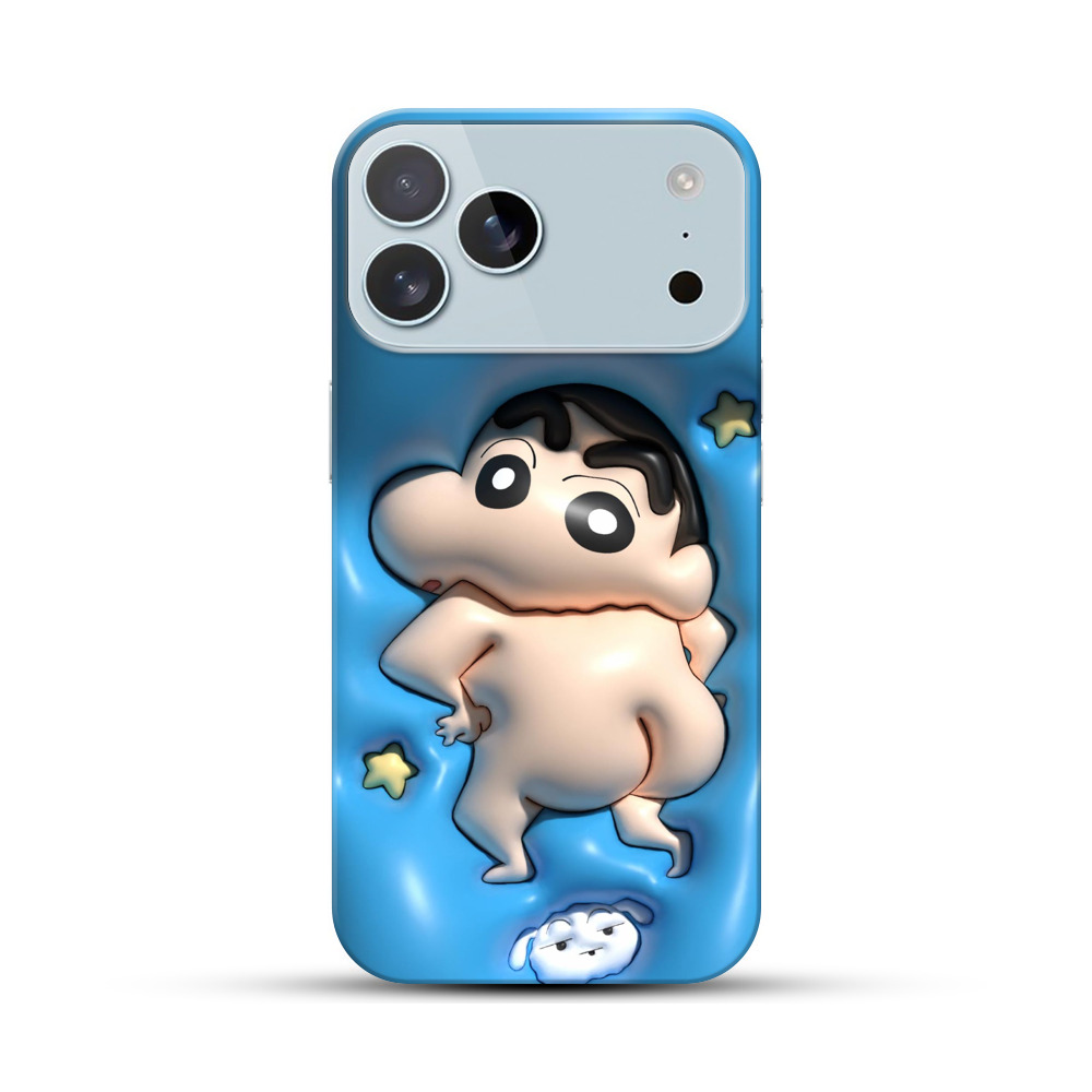 かわいいクレヨンしんちゃん iPhone 17 Pro Maxオリジナルハードケース