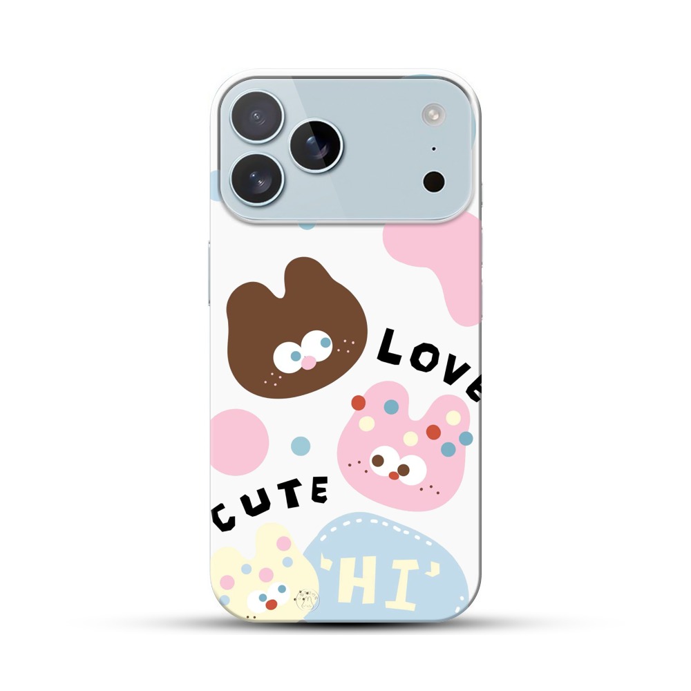 かわいいキャラクター iPhone 17 Pro Maxオリジナルハードケース