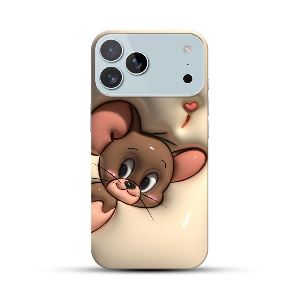 かわいいネズミ iPhone 17 Pro Maxオリジナルハードケース