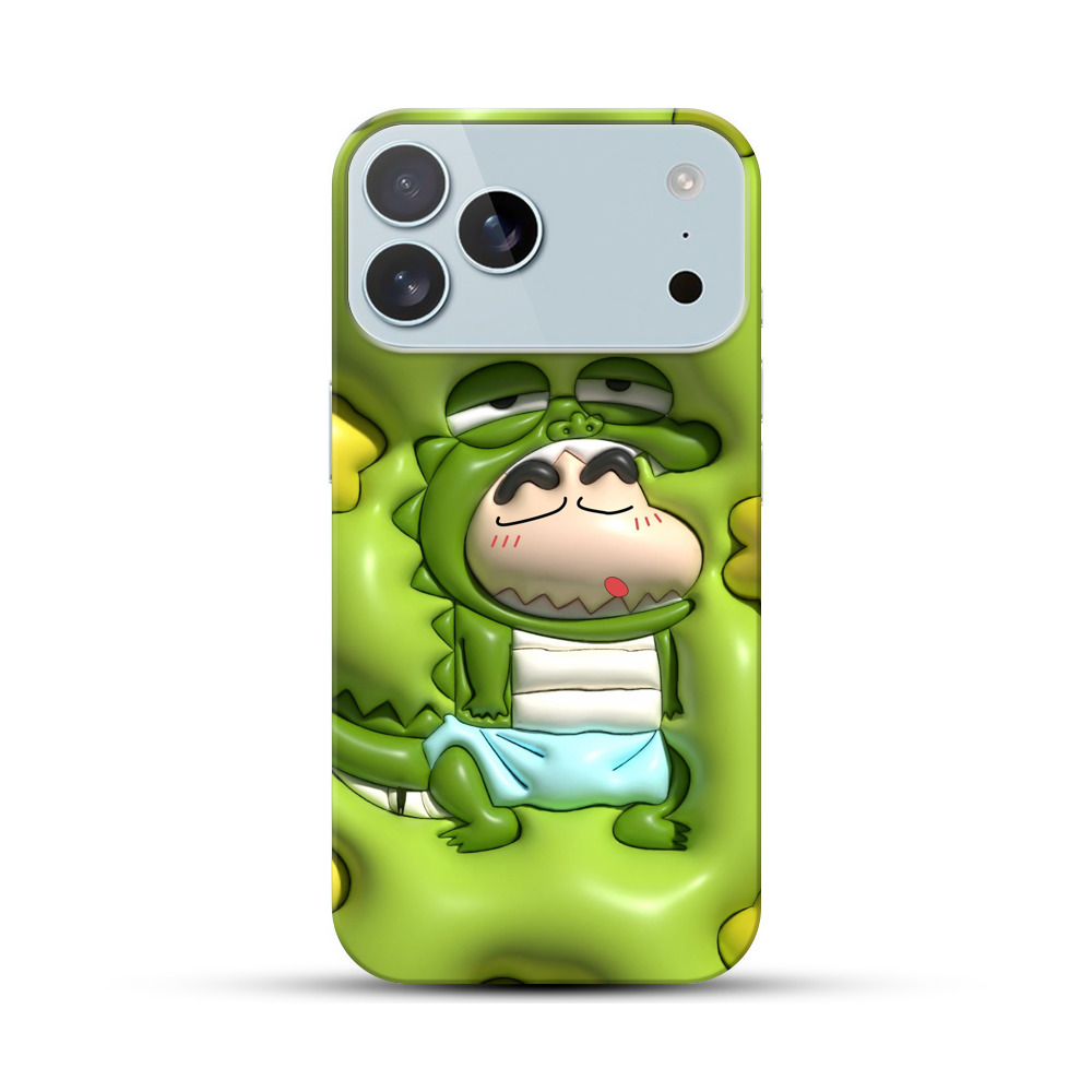 かわいいワニ着ぐるみ iPhone 17 Pro Maxオリジナルハードケース