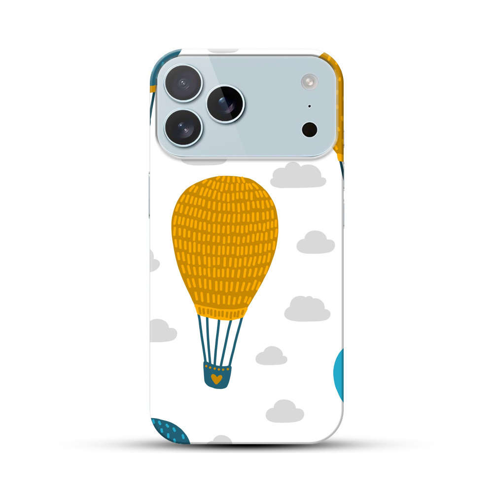 気球のパターン iPhone 17 Pro Maxオリジナルハードケース