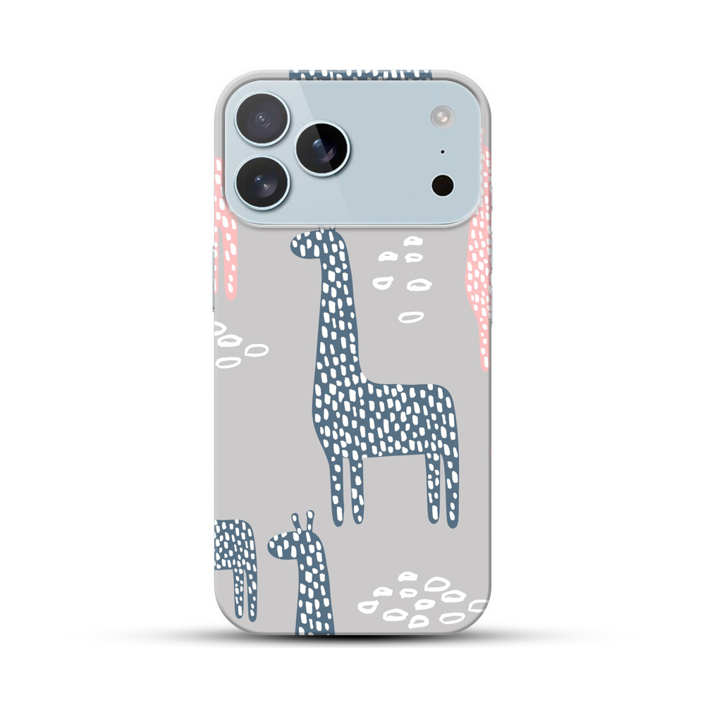 キリンのパターン iPhone 17 Pro Maxオリジナルハードケース