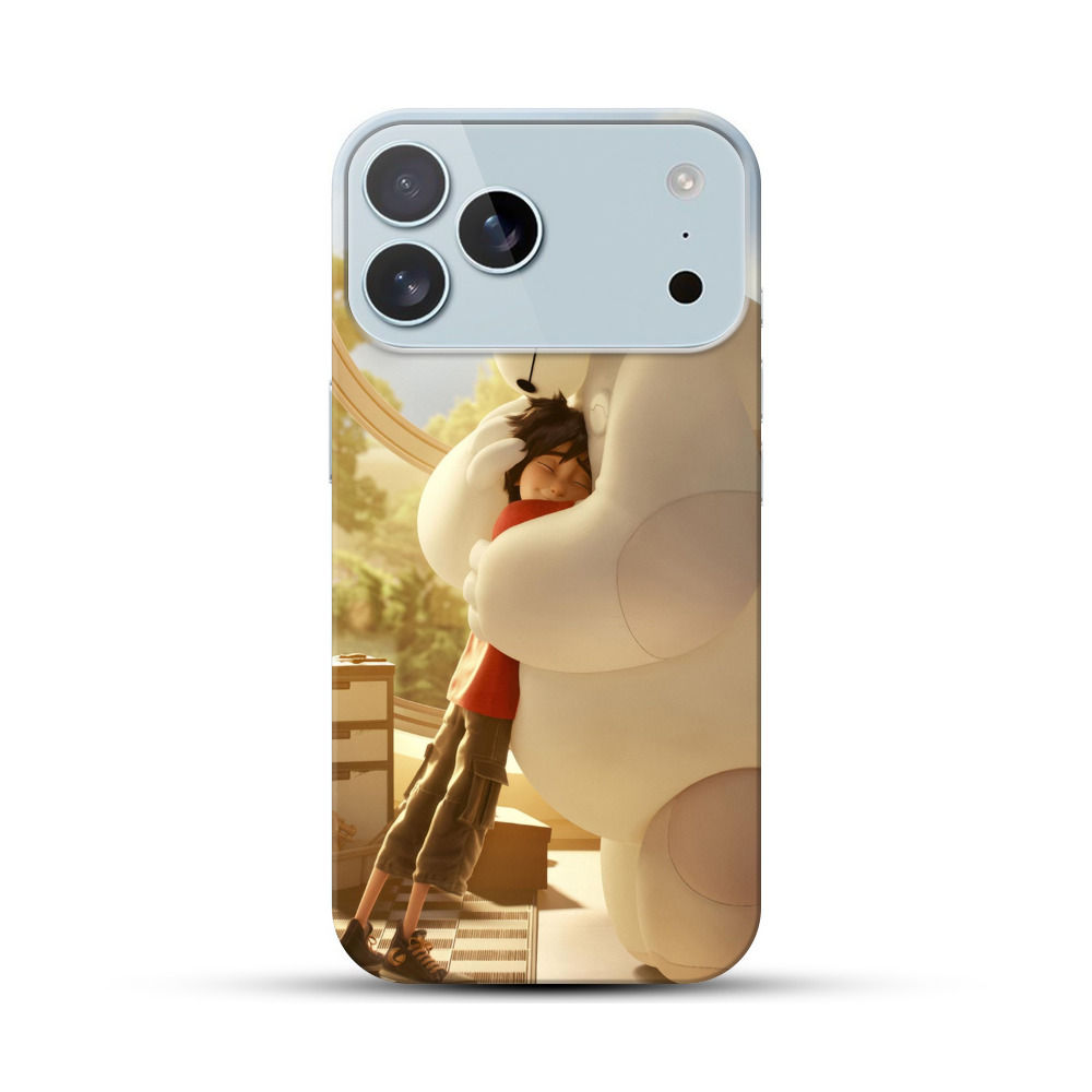 心温まるロボット抱擁 iPhone 17 Pro Maxオリジナルハードケース