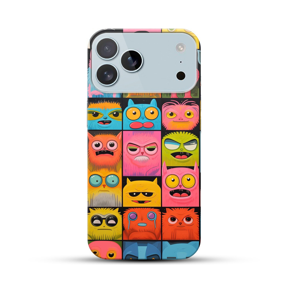 個性的動物キャラクター iPhone 17 Pro Maxオリジナルハードケース