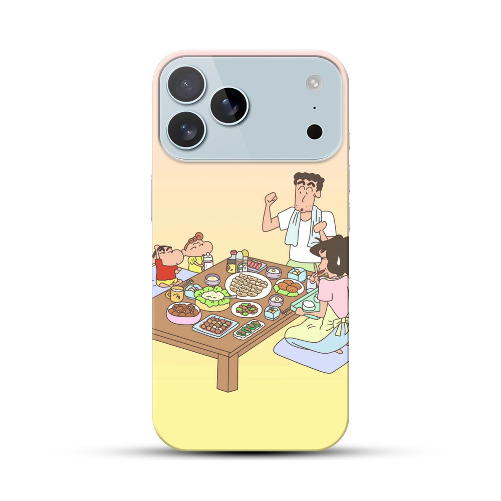 家族の食卓風景 iPhone 17 Pro Maxオリジナルハードケース