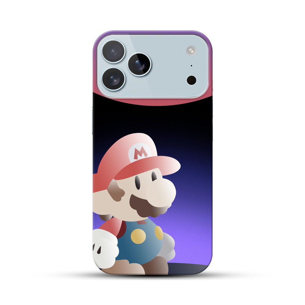 マリオのデザイン iPhone 17 Pro Maxオリジナルハードケース