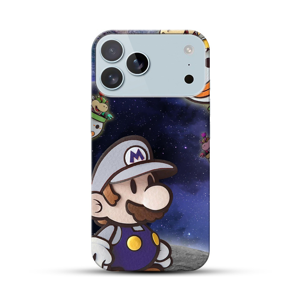 宇宙のマリオとクッパジュニア iPhone 17 Pro Maxオリジナルハードケース