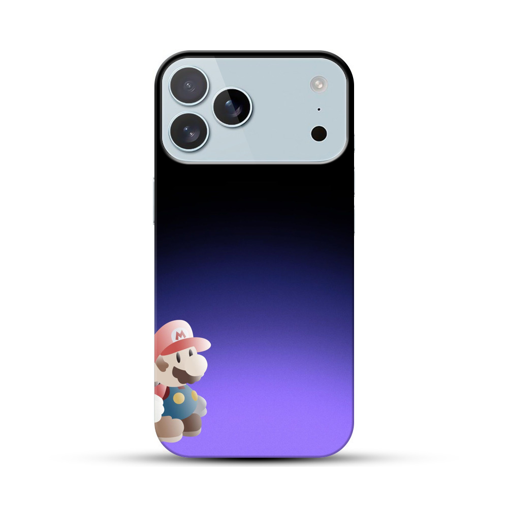 マリオシルエットデザイン iPhone 17 Pro Maxオリジナルハードケース