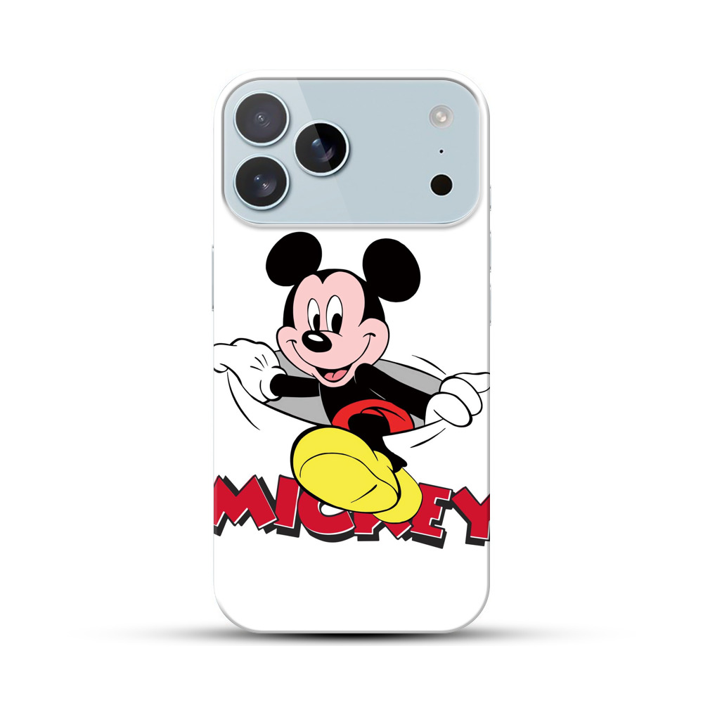 元気なミッキーマウス iPhone 17 Pro Maxオリジナルハードケース