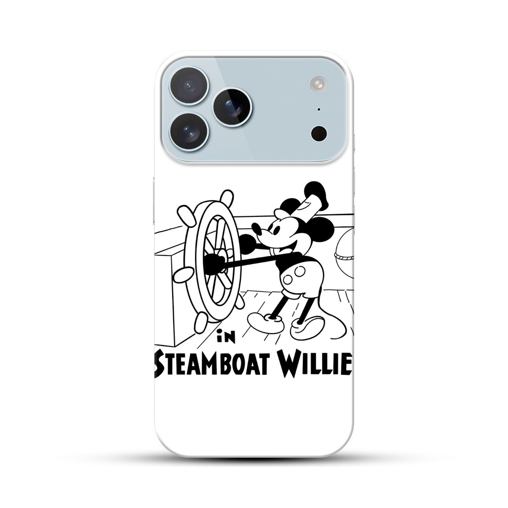 ミッキーマウス舵取り iPhone 17 Pro Maxオリジナルハードケース