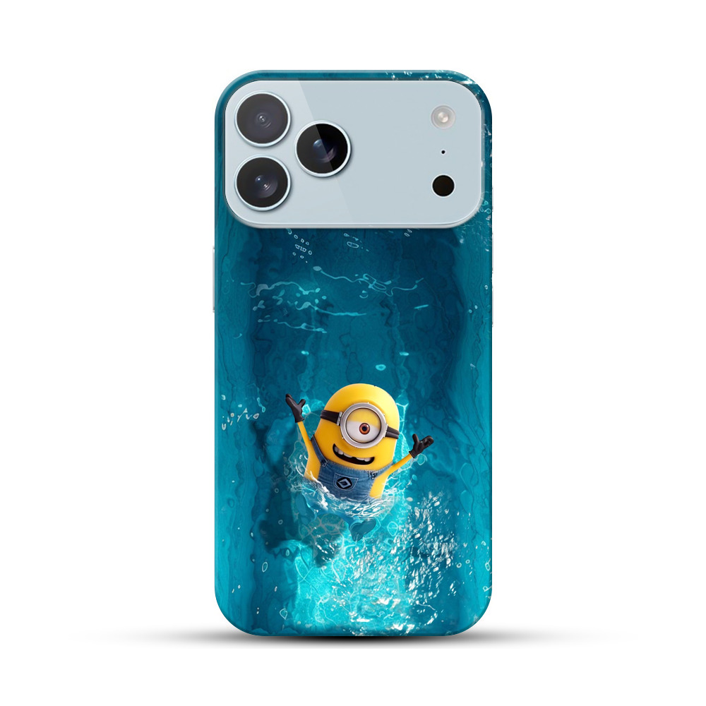 水中のミニオン iPhone 17 Pro Maxオリジナルハードケース