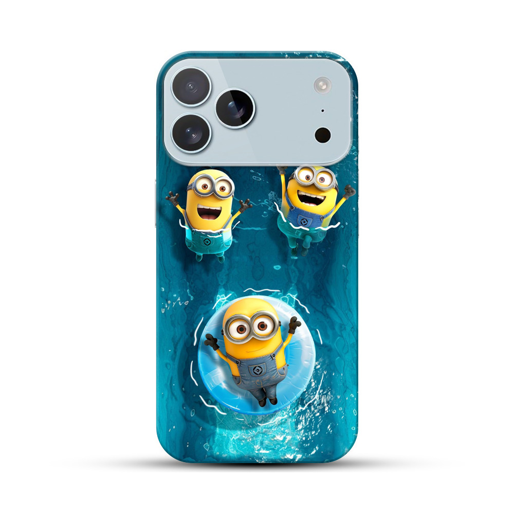 水中のミニオン iPhone 17 Pro Maxオリジナルハードケース