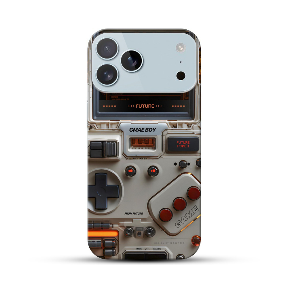 未来的レトロゲーム機コントローラー iPhone 17 Pro Maxオリジナルハードケース