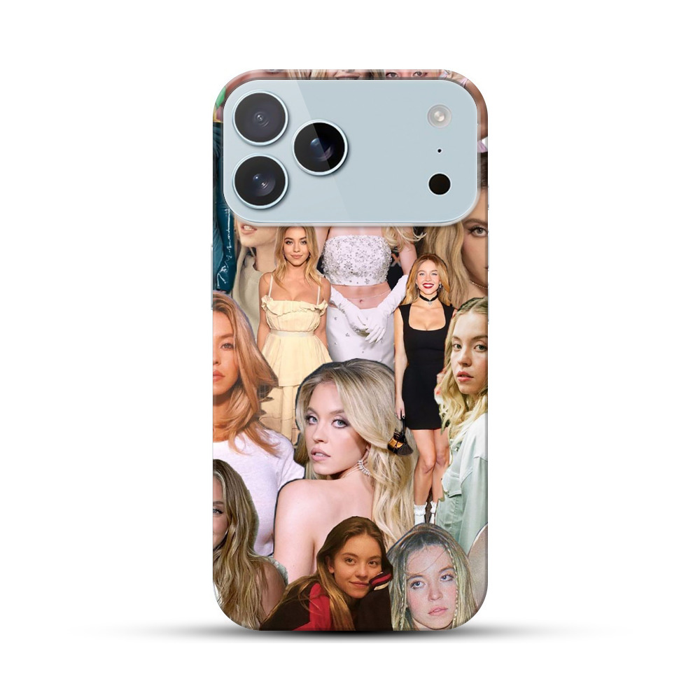魅力的な女性コラージュ iPhone 17 Pro Maxオリジナルハードケース