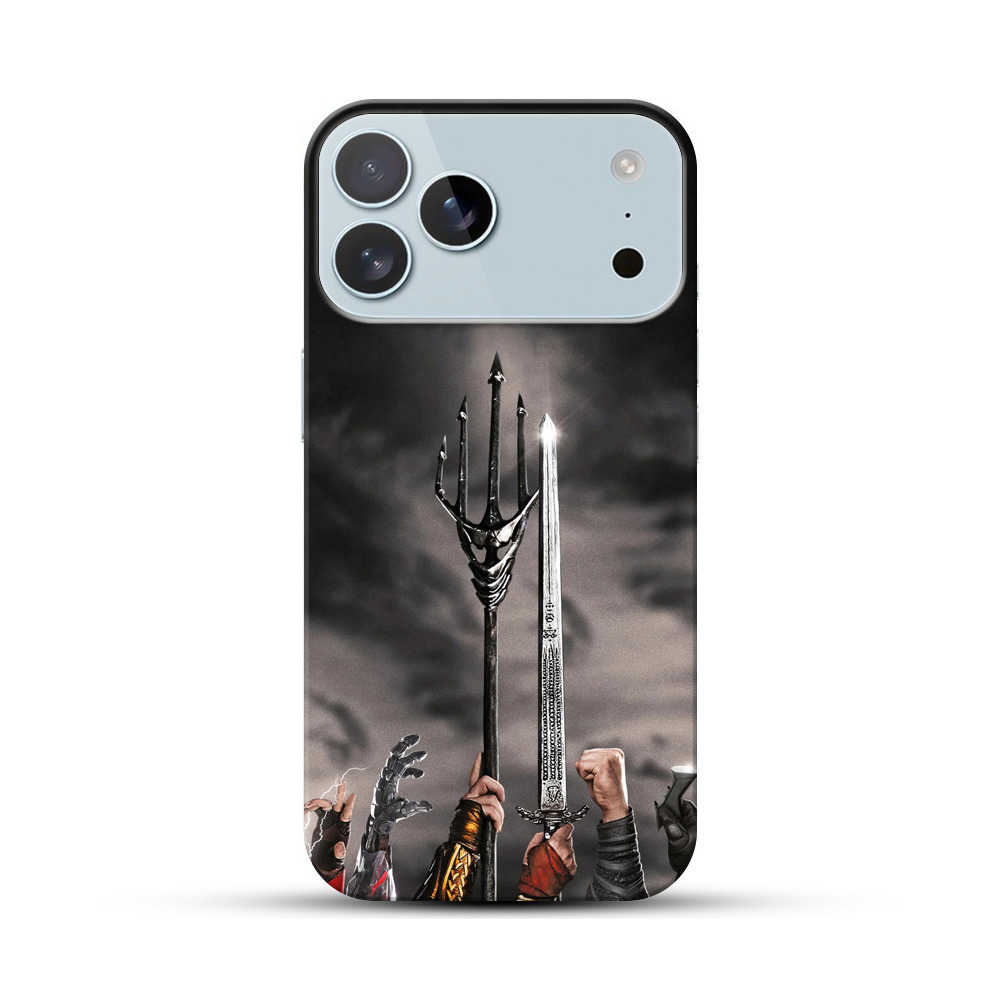 三又槍と剣 iPhone 17 Pro Maxオリジナルハードケース