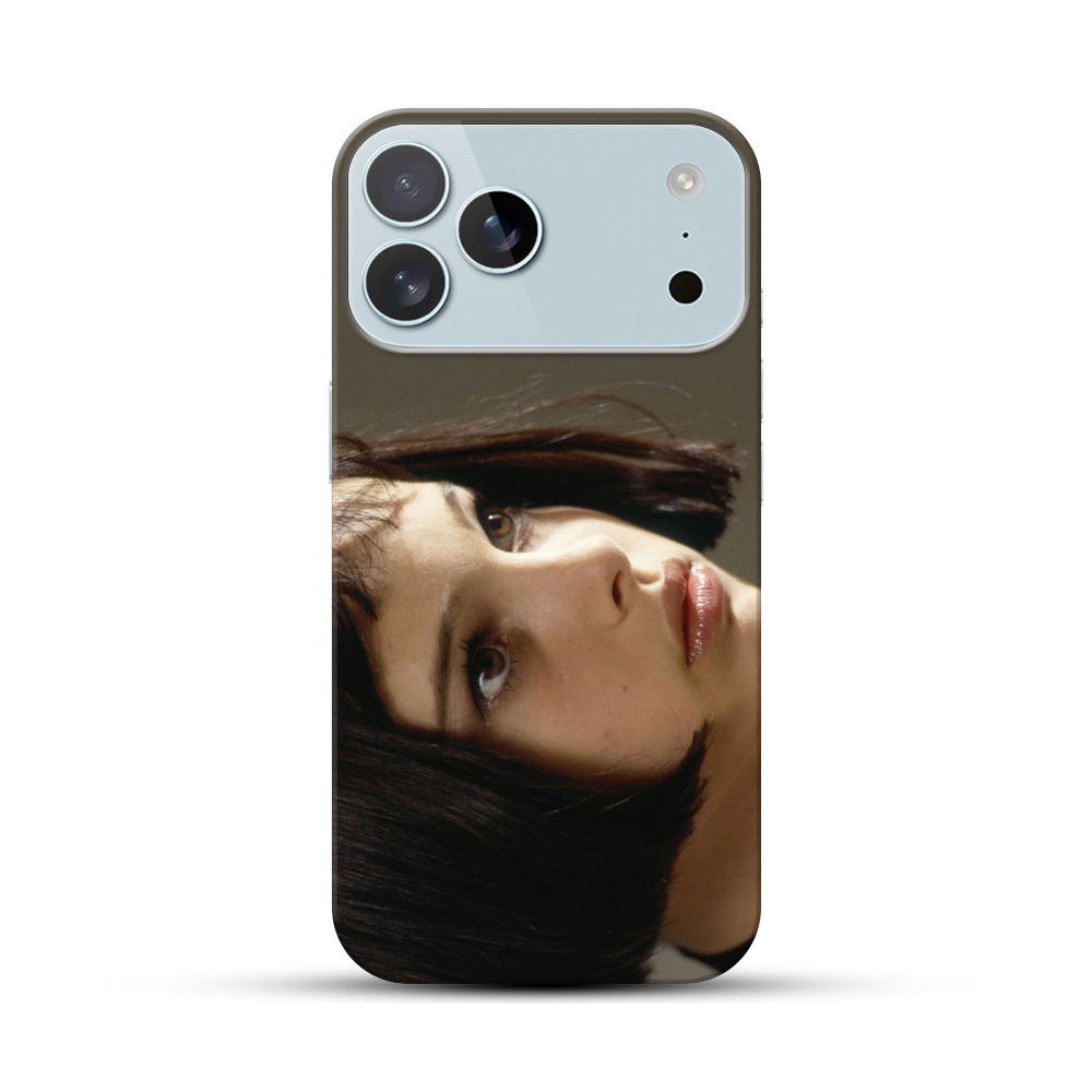 むつかしい表情の女性 iPhone 17 Pro Maxオリジナルハードケース