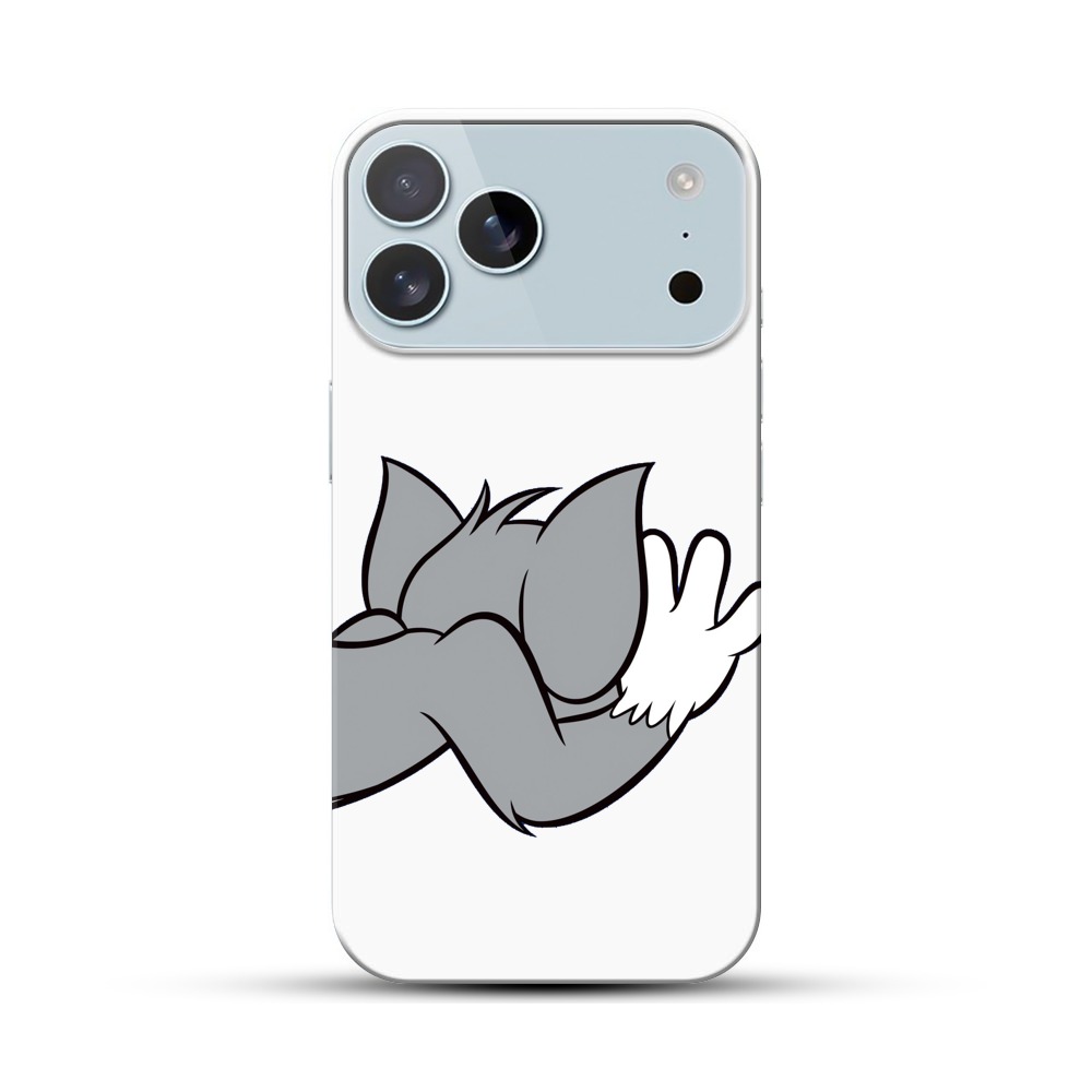 猫の後ろ姿 iPhone 17 Pro Maxオリジナルハードケース