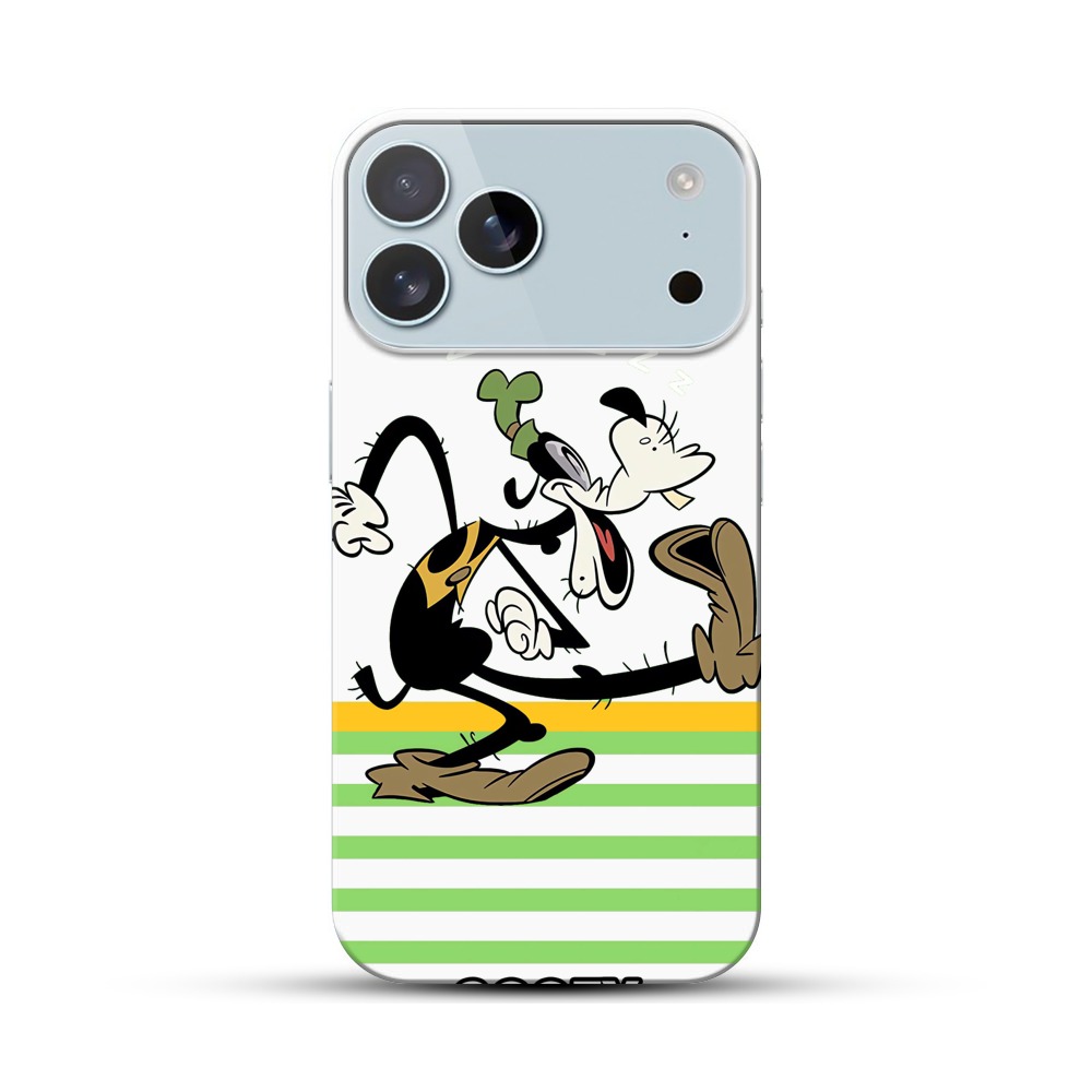 眠るコミカルキャラ iPhone 17 Pro Maxオリジナルハードケース