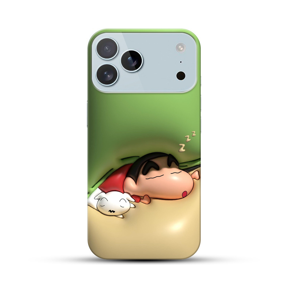 眠るクレヨンしんちゃん iPhone 17 Pro Maxオリジナルハードケース