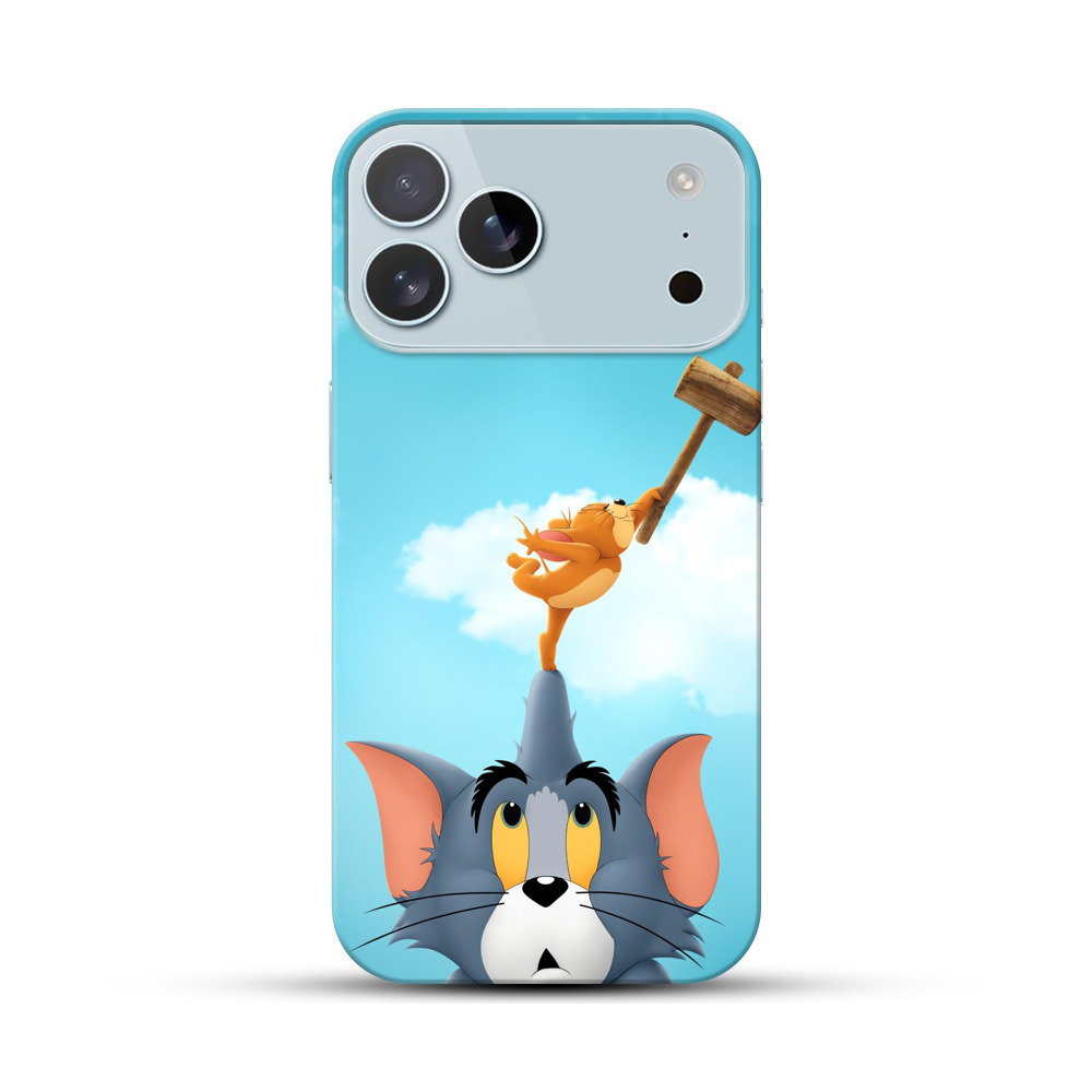 ねずみと木のハンマー iPhone 17 Pro Maxオリジナルハードケース