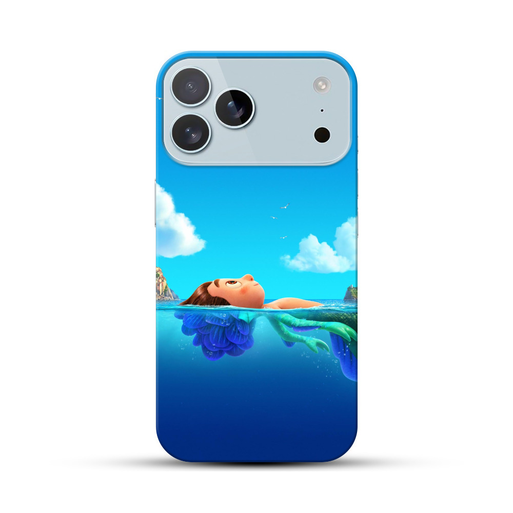 穏やかな海に浮かぶ子供 iPhone 17 Pro Maxオリジナルハードケース