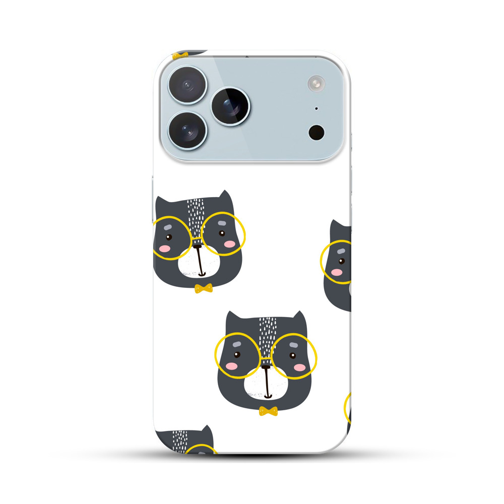 おしゃれなフクロウのデザイン iPhone 17 Pro Maxオリジナルハードケース