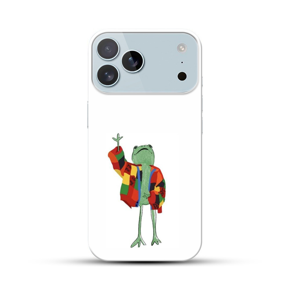 おしゃれなカエル iPhone 17 Pro Maxオリジナルハードケース