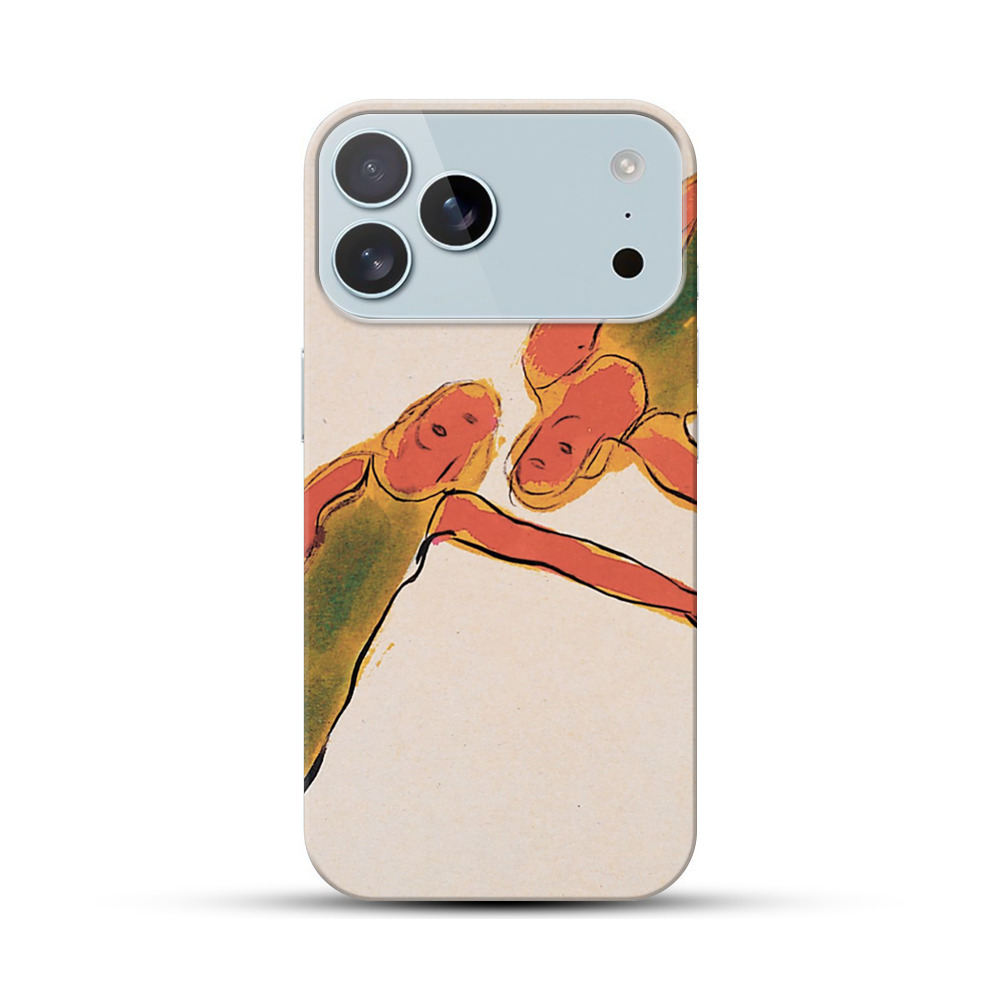 泳ぐ二人 iPhone 17 Pro Maxオリジナルハードケース