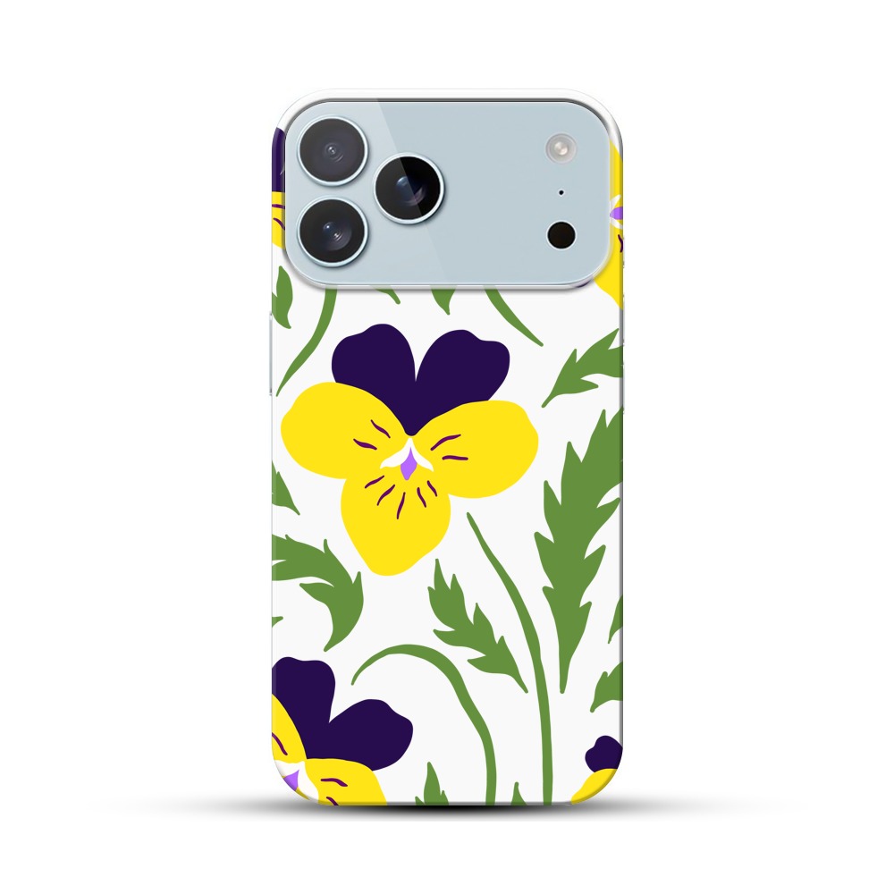 パンジーの花 iPhone 17 Pro Maxオリジナルハードケース