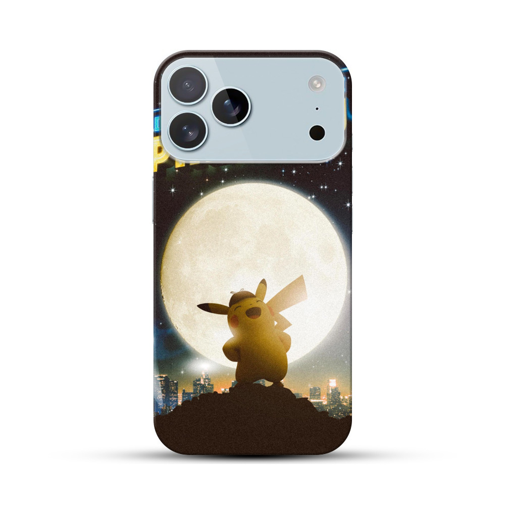 満月の探偵ピカチュウ iPhone 17 Pro Maxオリジナルハードケース