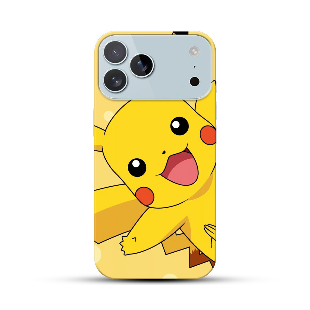 元気なピカチュウ iPhone 17 Pro Maxオリジナルハードケース