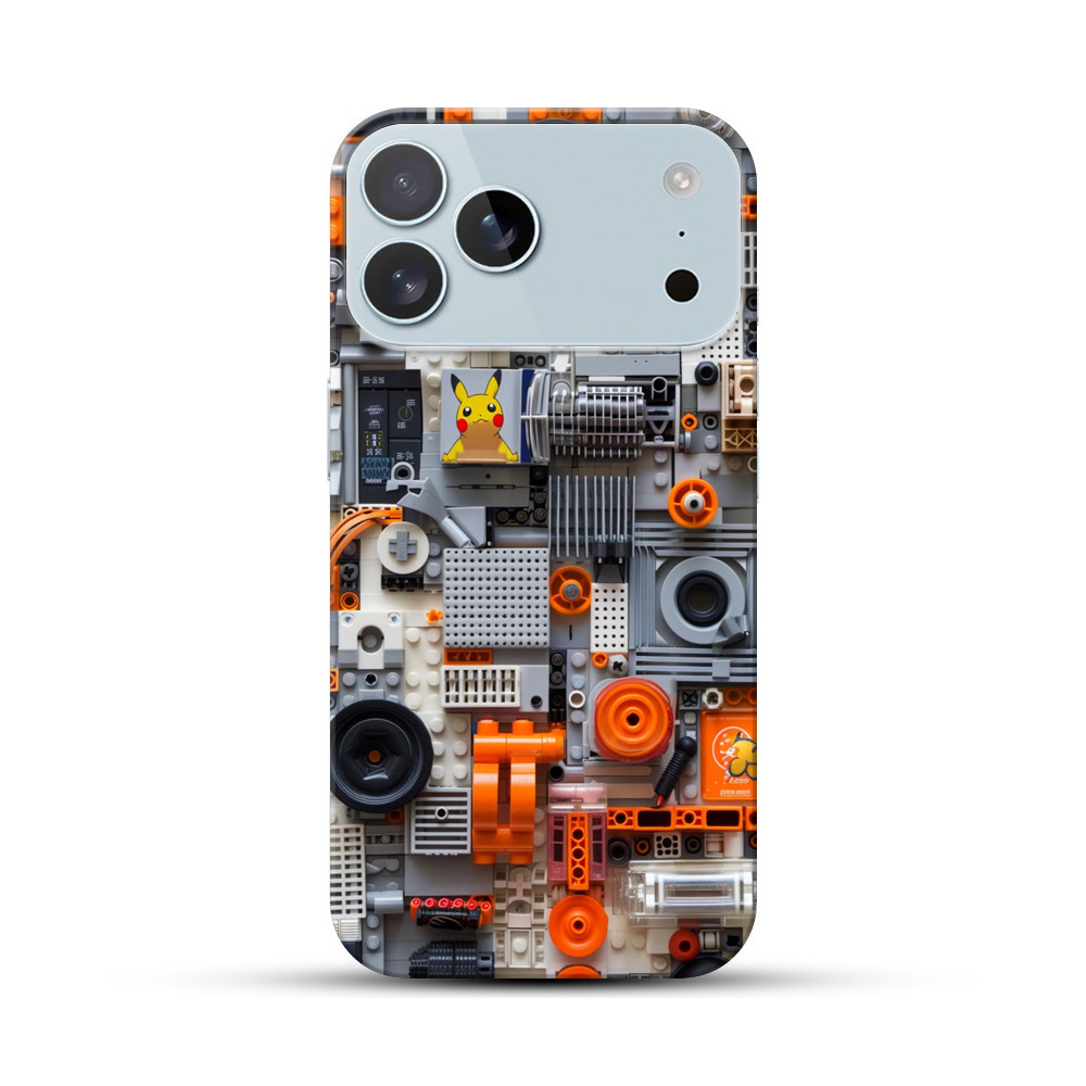 ピカチュウブロックアート iPhone 17 Pro Maxオリジナルハードケース