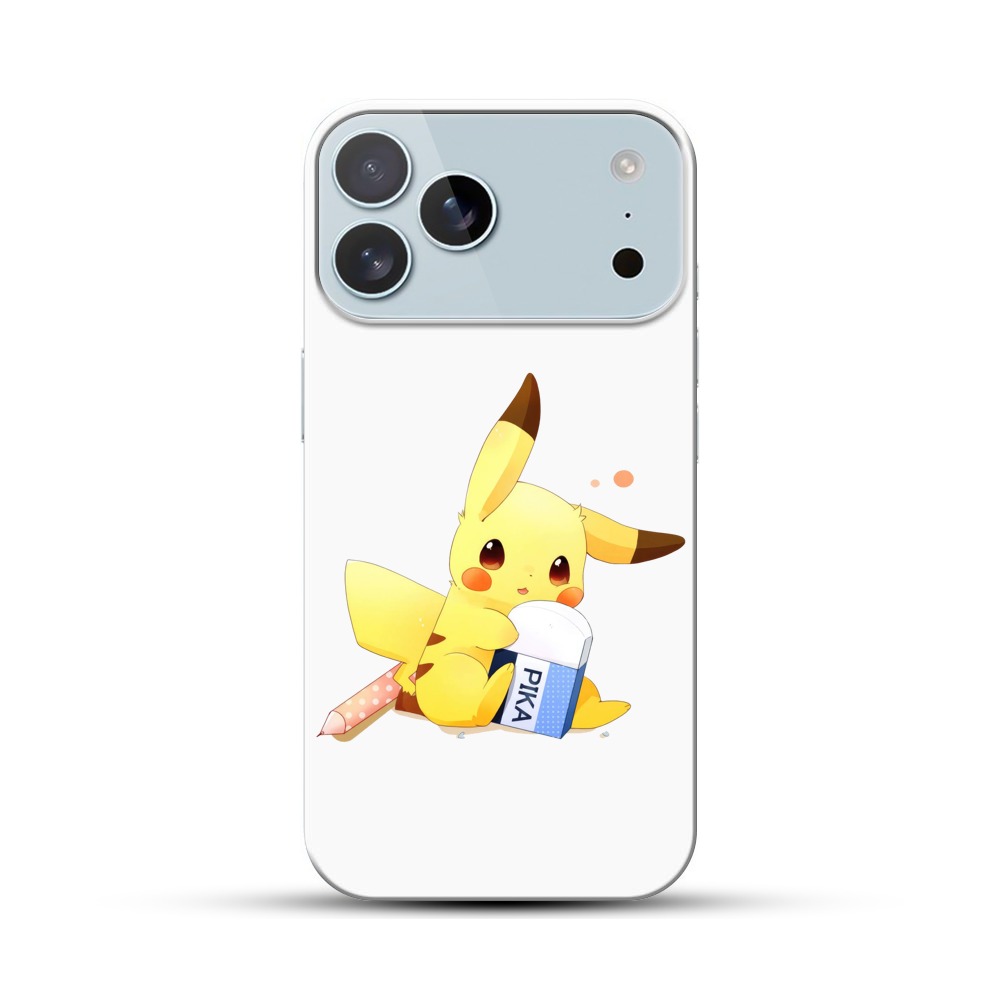 ピカチュウと消しゴム iPhone 17 Pro Maxオリジナルハードケース