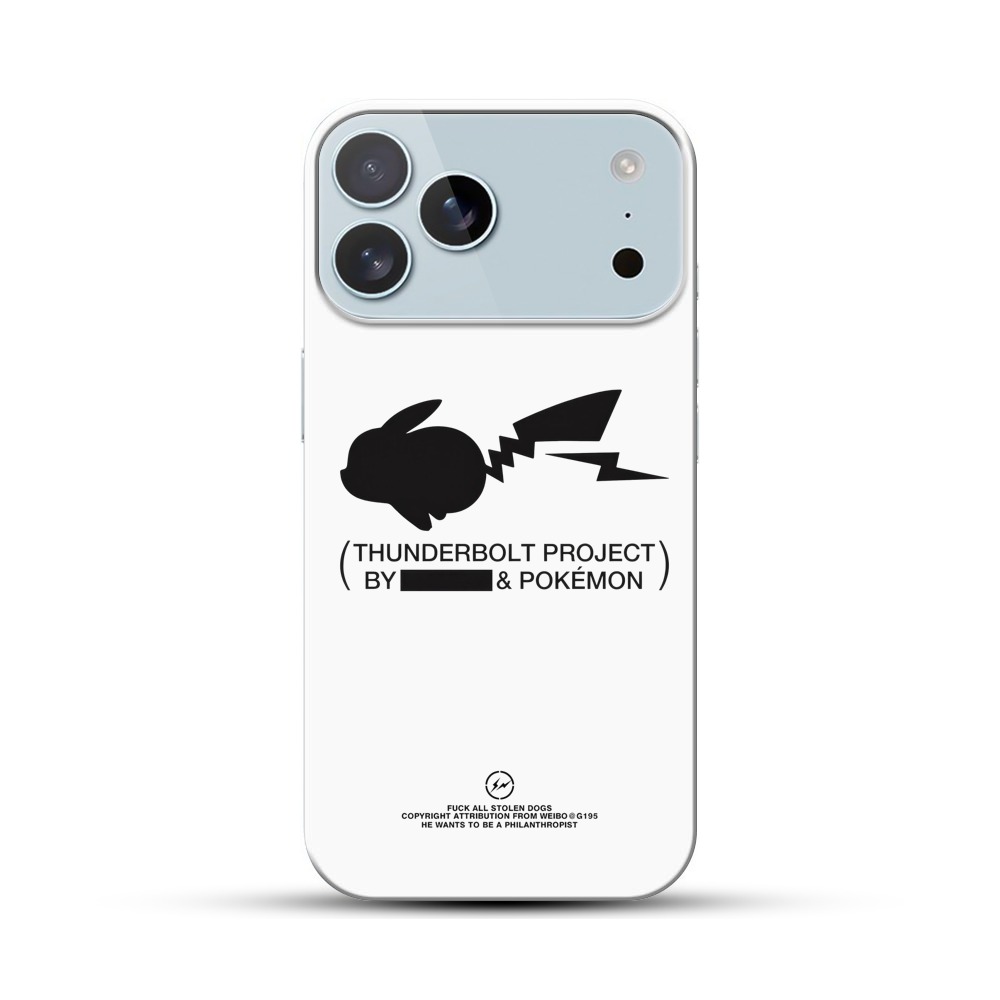 ピカチュウシルエット iPhone 17 Pro Maxオリジナルハードケース