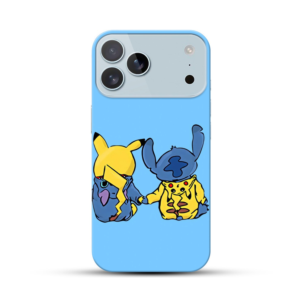 ピカチュウとスティッチ iPhone 17 Pro Maxオリジナルハードケース