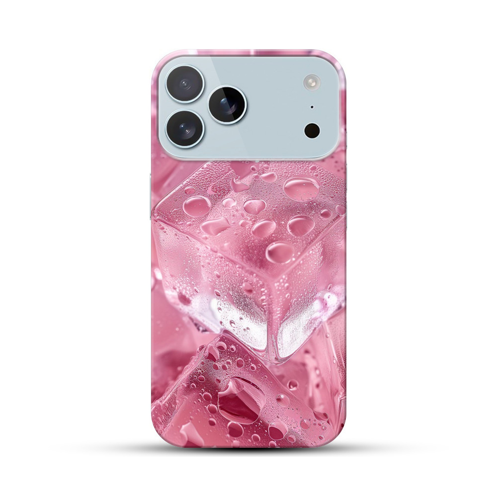 ピンク氷のキューブ iPhone 17 Pro Maxオリジナルハードケース