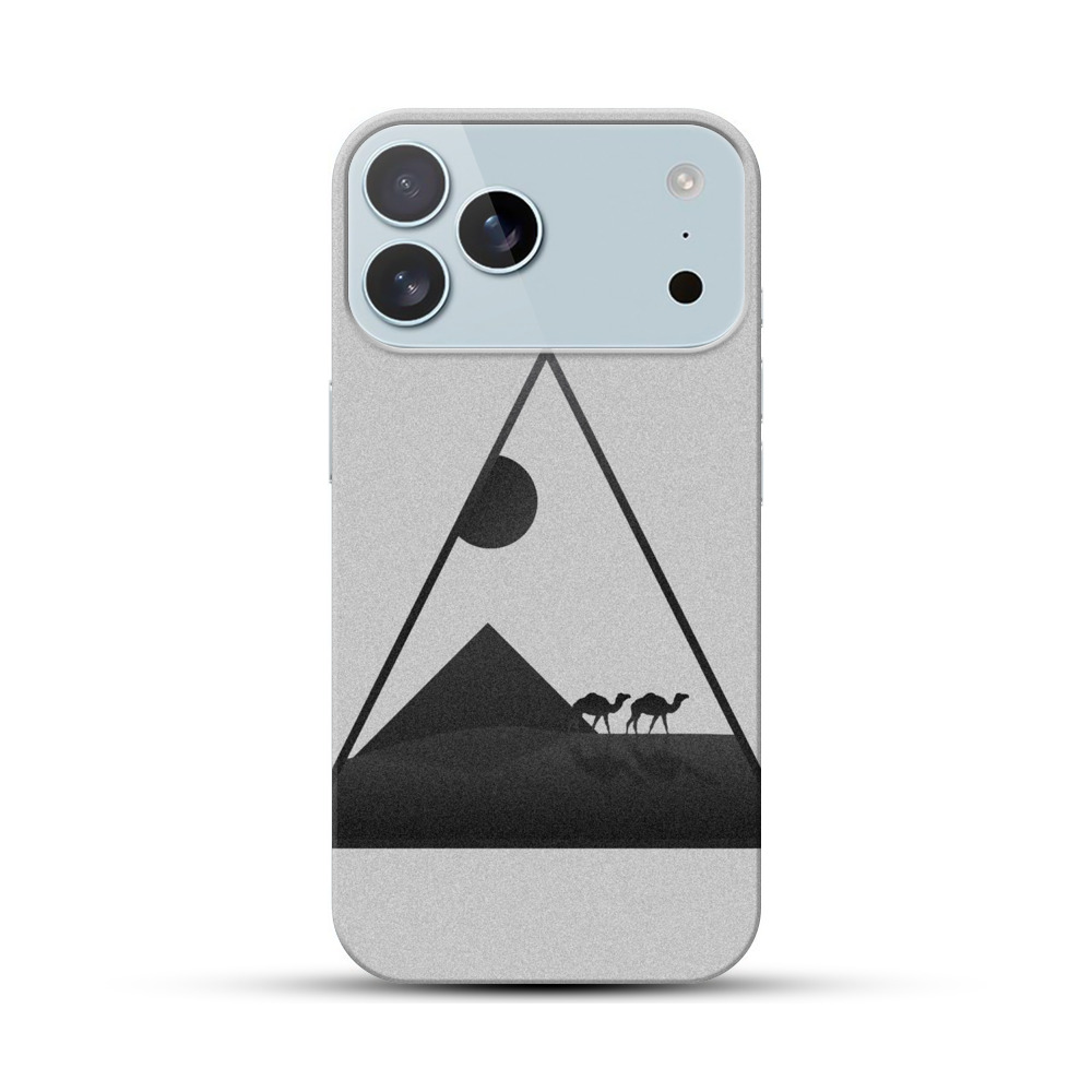 ピラミッドとラクダシルエット iPhone 17 Pro Maxオリジナルハードケース