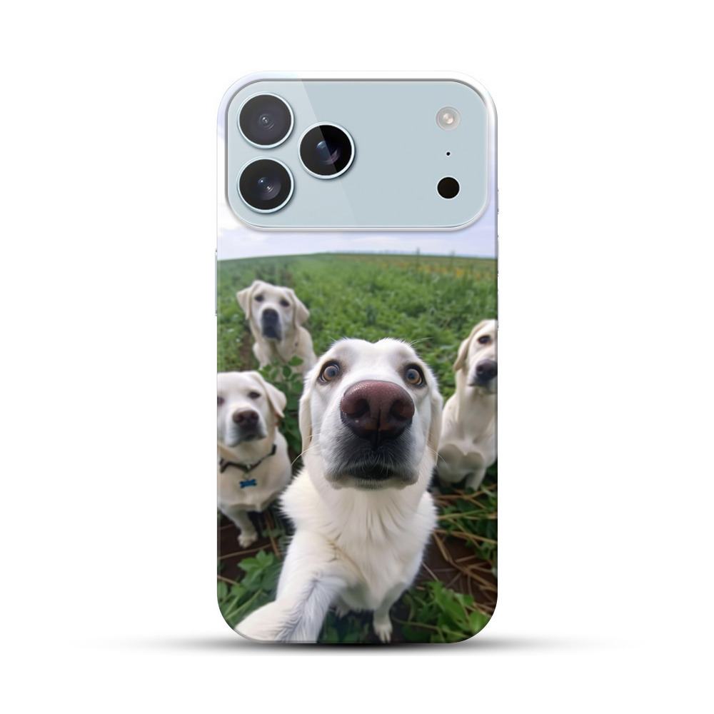 ラブラドールの群れ iPhone 17 Pro Maxオリジナルハードケース