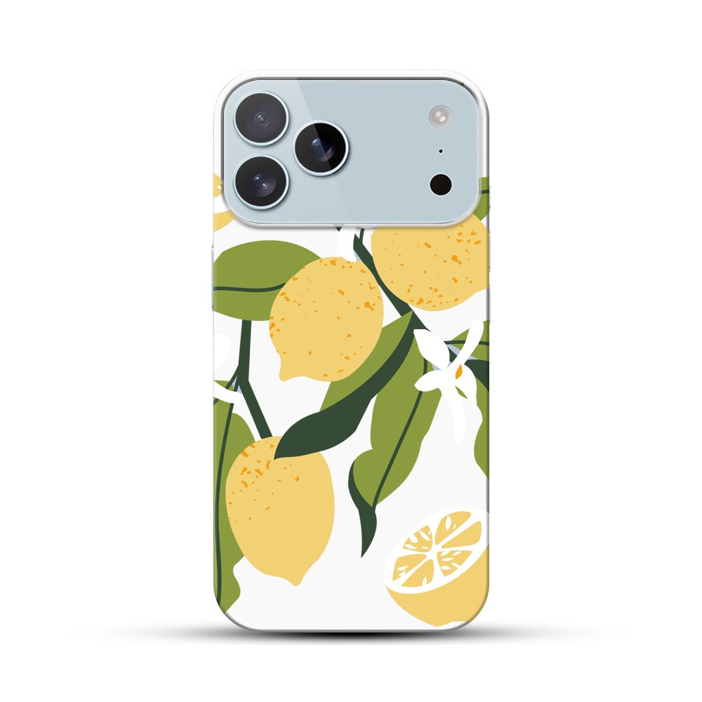 レモンのデザイン iPhone 17 Pro Maxオリジナルハードケース