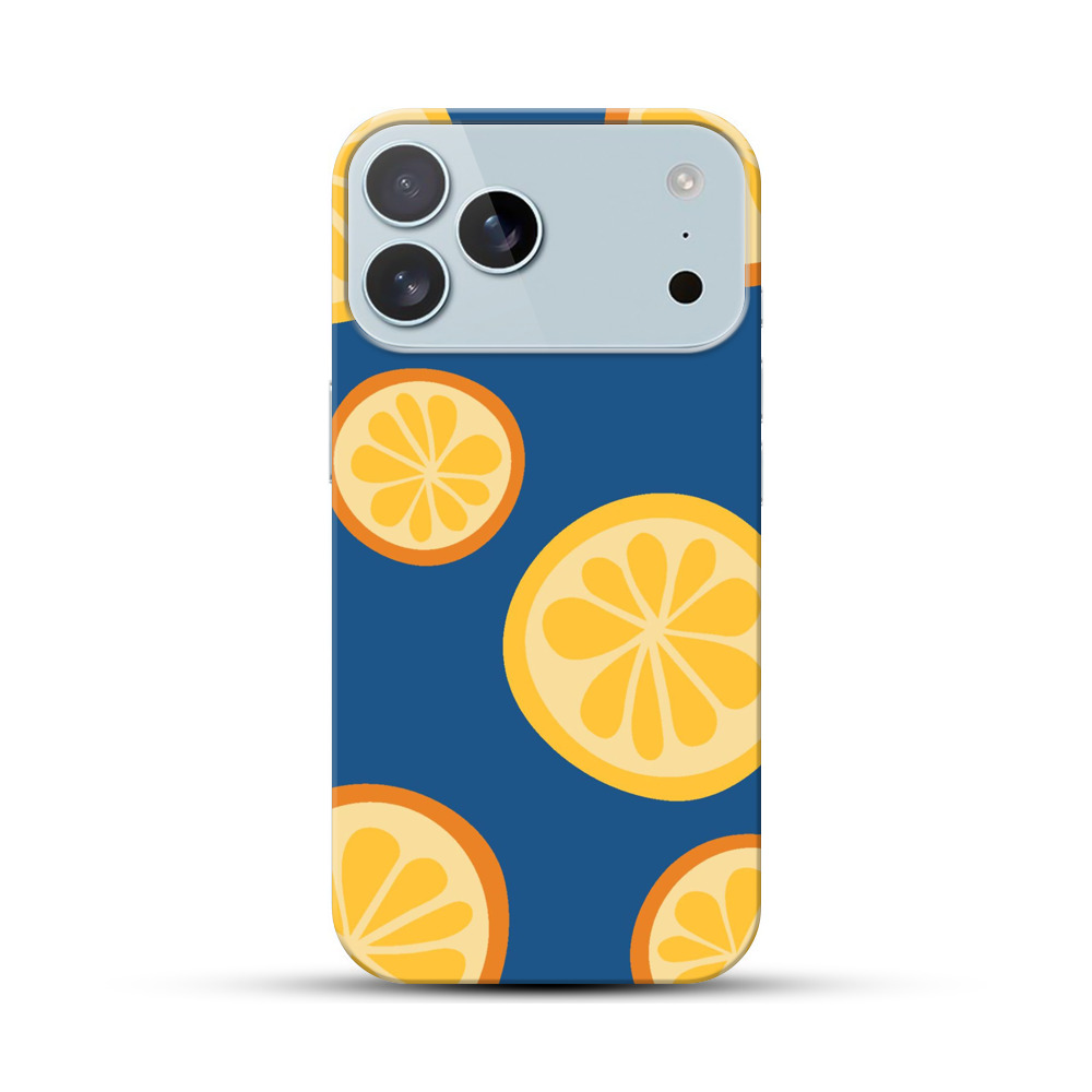 レモンのパターン iPhone 17 Pro Maxオリジナルハードケース