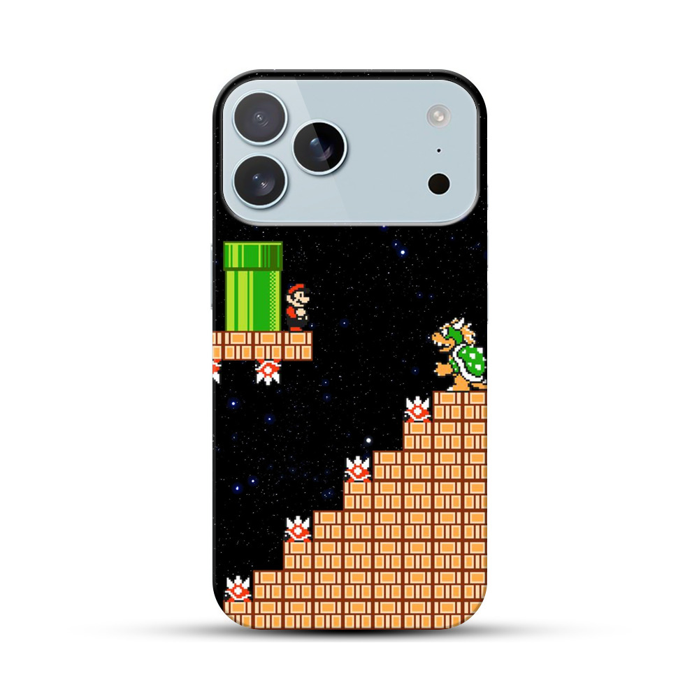 マリオvsクッパの対決 iPhone 17 Pro Maxオリジナルハードケース