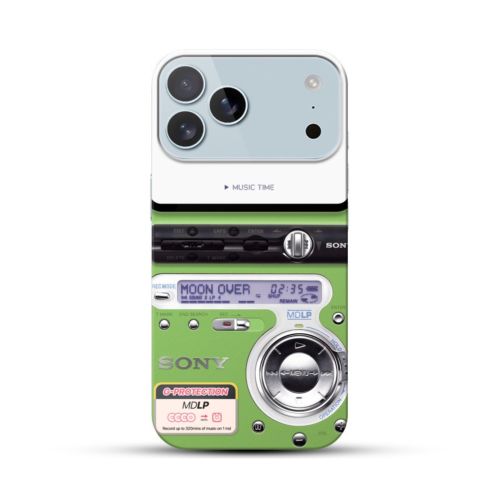 レトロカセットウォークマン iPhone 17 Pro Maxオリジナルハードケース