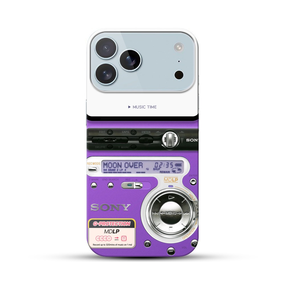 レトロなソニーウォークマン iPhone 17 Pro Maxオリジナルハードケース